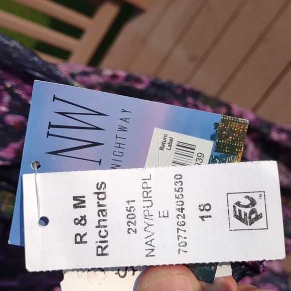 🌜NIGHTWAY DRESSES Wrap Style, Hi-Lo Formal Dress - Picture 9 of 16